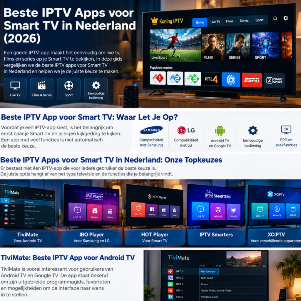 Illustratie bij de IPTV-installatiehandleiding voor Fire TV Stick